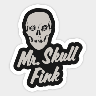 Mr Skull Fink Sticker